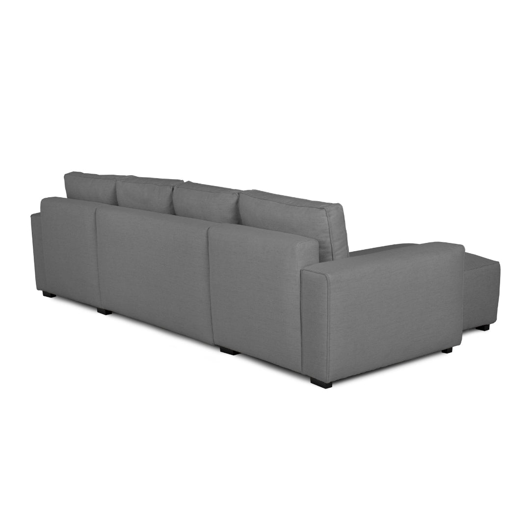 4 Seater Sofa Bed with Panoramic Chaise Longue - Jordan