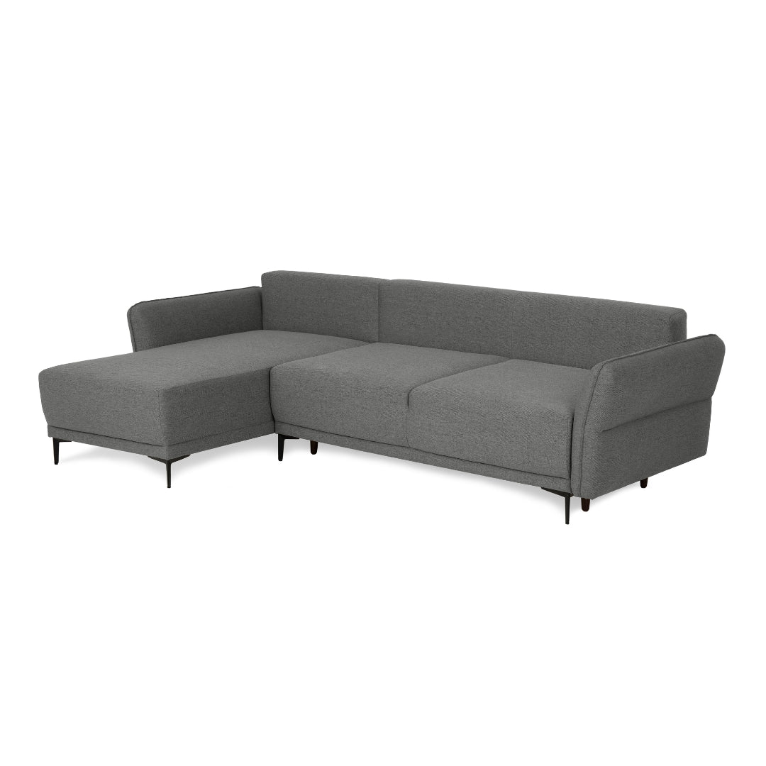 4 Seater Sofa Bed with Reversible Chaise Longue - Toby