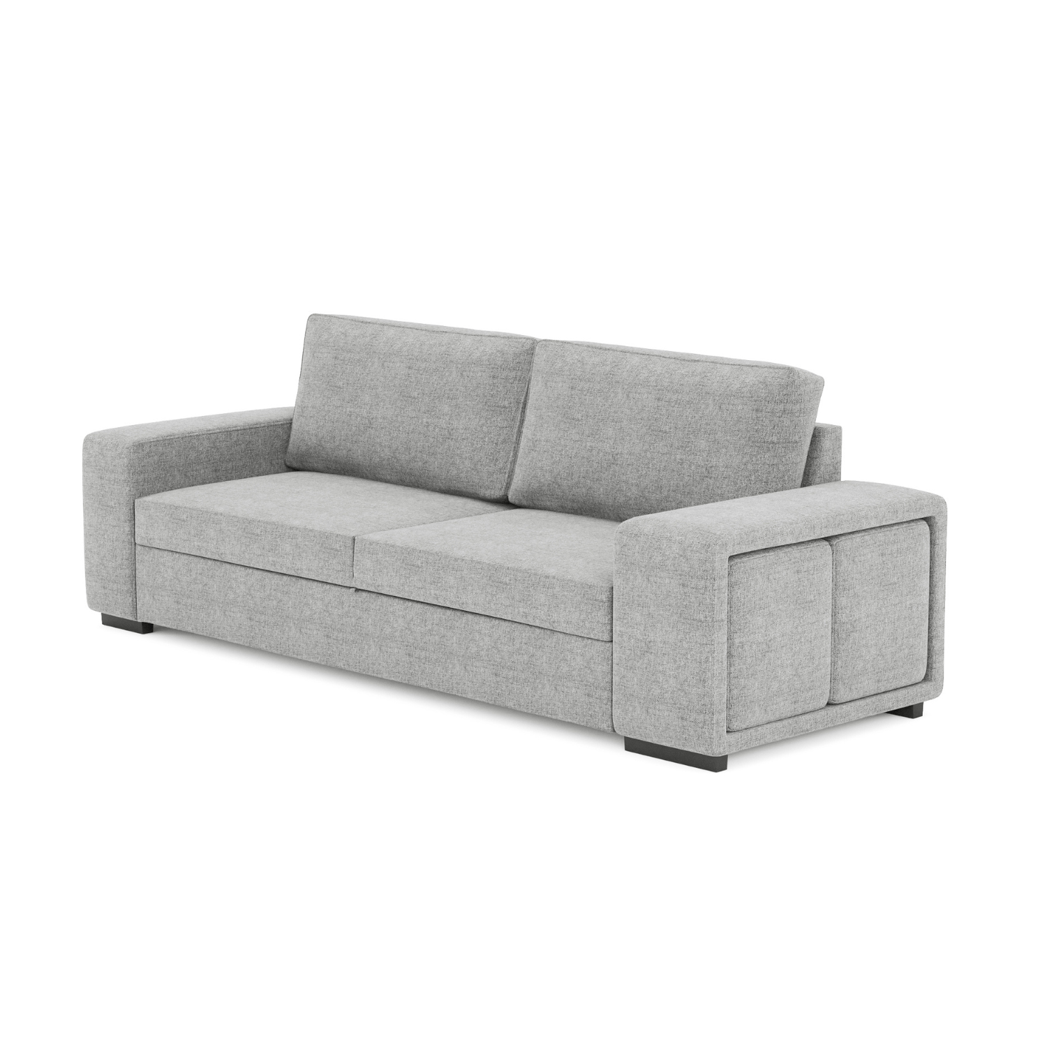 3 Seater Sofa Bed + 2 Puffs - Avery