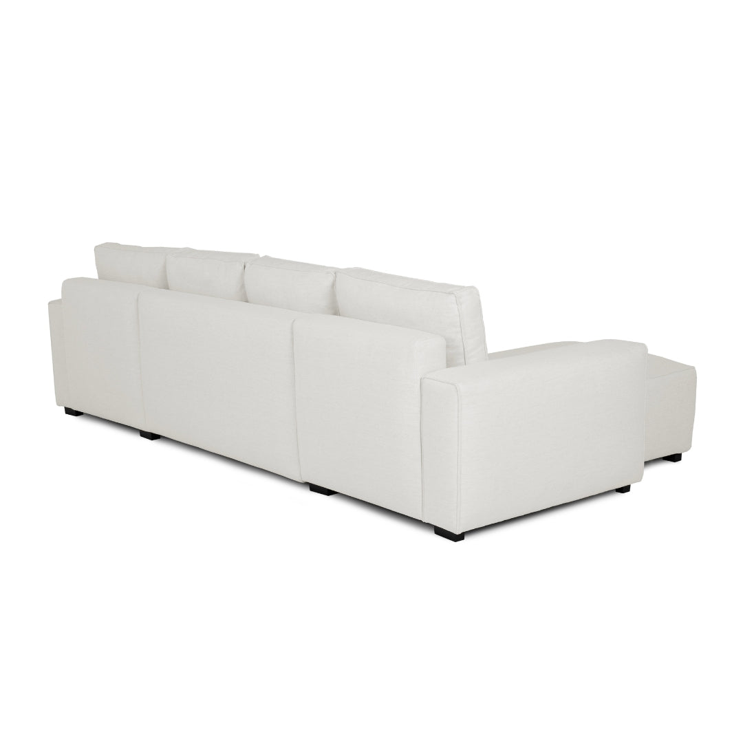 4 Seater Sofa Bed with Panoramic Chaise Longue - Jordan