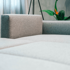 Sofá - Cama 4 Lugares com Chaise Longue Reversível - TobyC1513BCSRG8211_C24