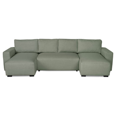 4 Seater Sofa Bed with Panoramic Chaise Longue - Jordan