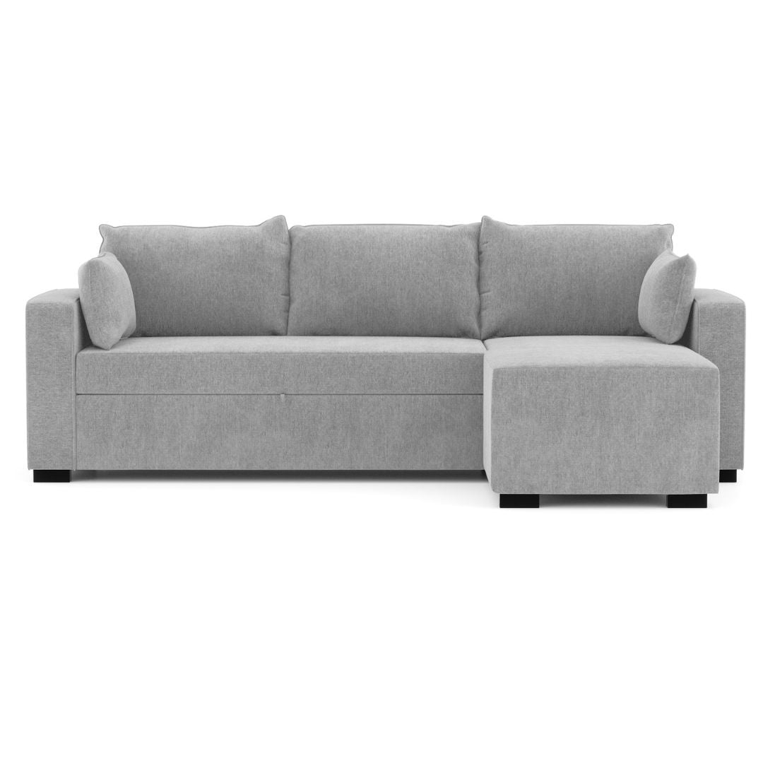 3 Seater Sofa Bed with Reversible Chaise Longue -  Leah