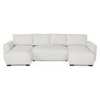 Sofá - Cama Panorâmico 5 Lugares com 2 Chaise Longue - JordanC1512ACSRG8210_C24