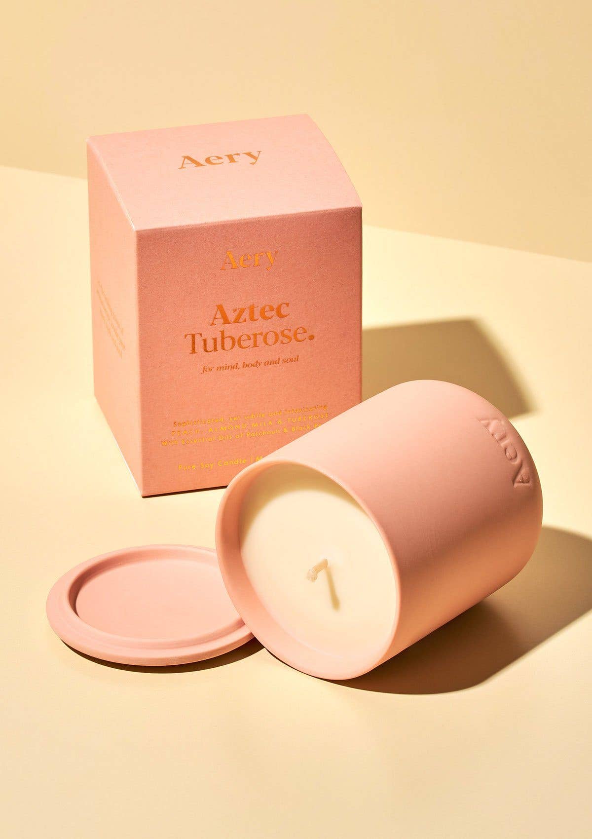 Vela Perfumada - Tuberosa Asteca - Leite de Amêndoa e TuberosaAE0090