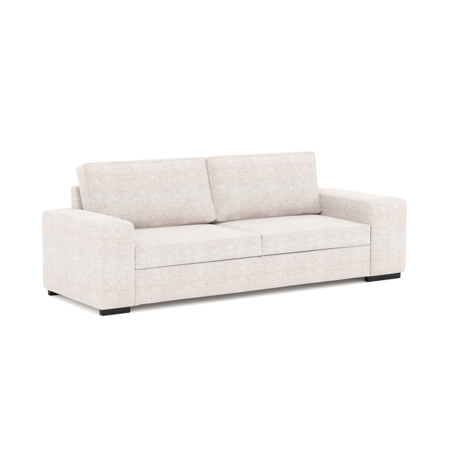 DIVANO LETTO 3 POSTI CON POUF - AVERY