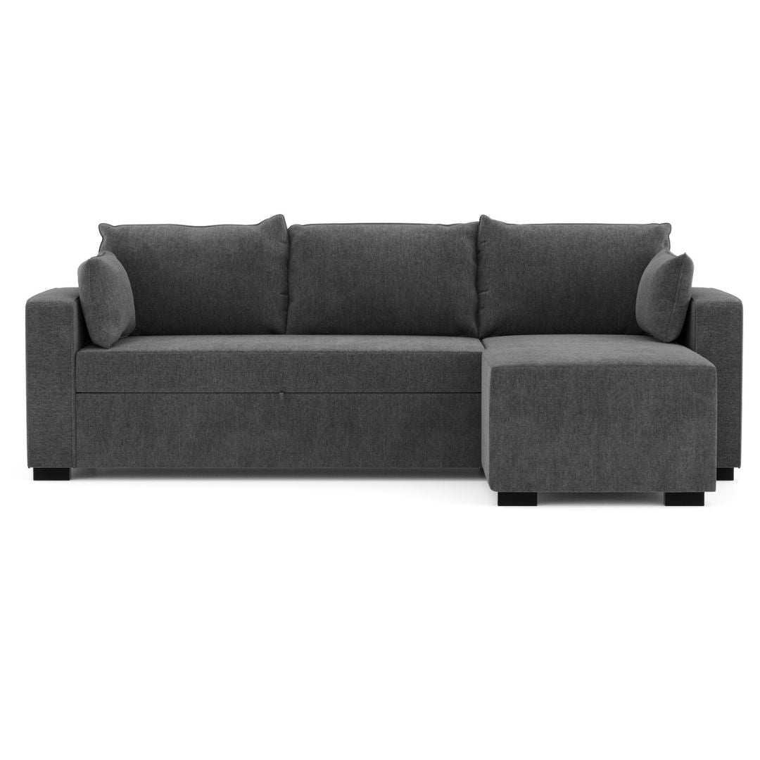 3 Seater Sofa Bed with Reversible Chaise Longue -  Leah