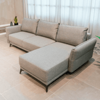 Sofá - Cama 4 Lugares com Chaise Longue Reversível - TobyC1513BCSRG8211_C24