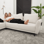 Sofá - Cama 4 Lugares com Chaise Longue Reversível - TobyC1513BCSRG8240_C24