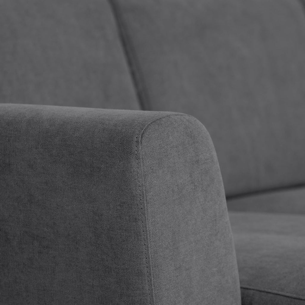 Sofá de 3 lugares com chaise longue reversível e pés vintage – AngelC710BSSRBG2721_C24