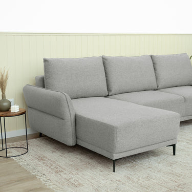 3 Seater Sofa Bed with Reversible Chaise Longue - Toby