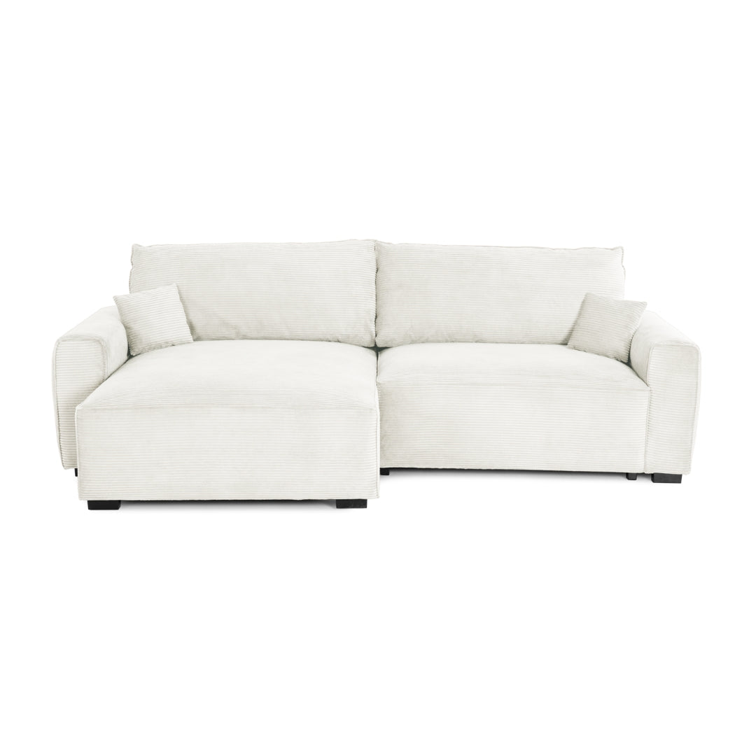 3 Seater Sofa Bed with Chaise Longue - Lauren