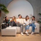 Sofá - Cama 4 Lugares com Chaise Longue Reversível - JadeC1512BCSRG8210_C24