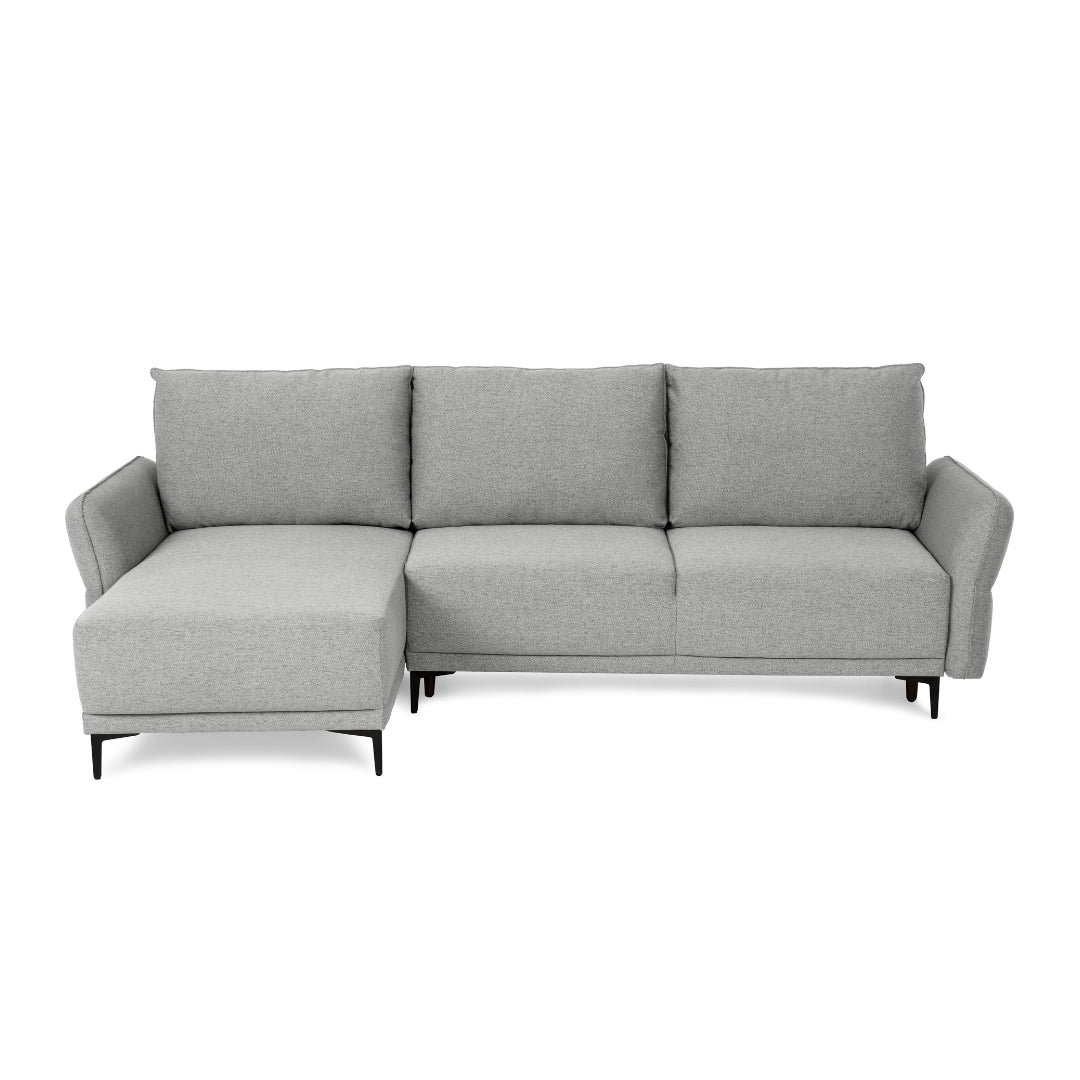 Sofá Cama de 3 Plazas con Chaise Longue Reversible - Toby