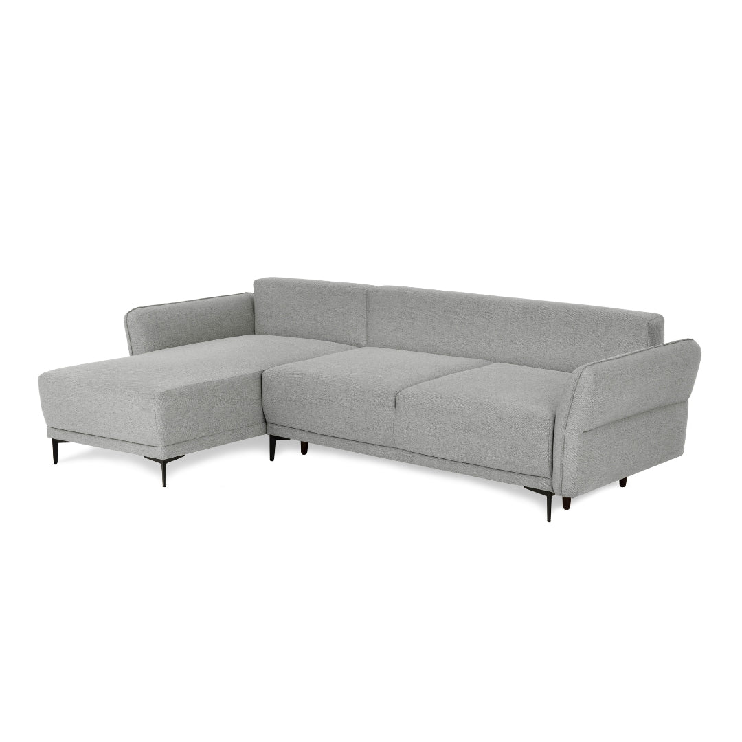 4 Seater Sofa Bed with Reversible Chaise Longue - Toby