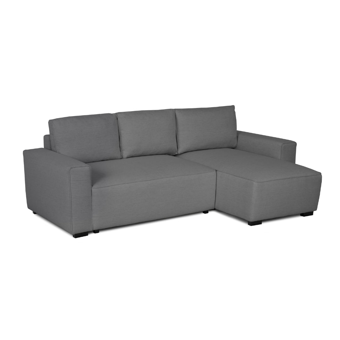 Sofá cama de 4 plazas con chaise longue reversible - Jade