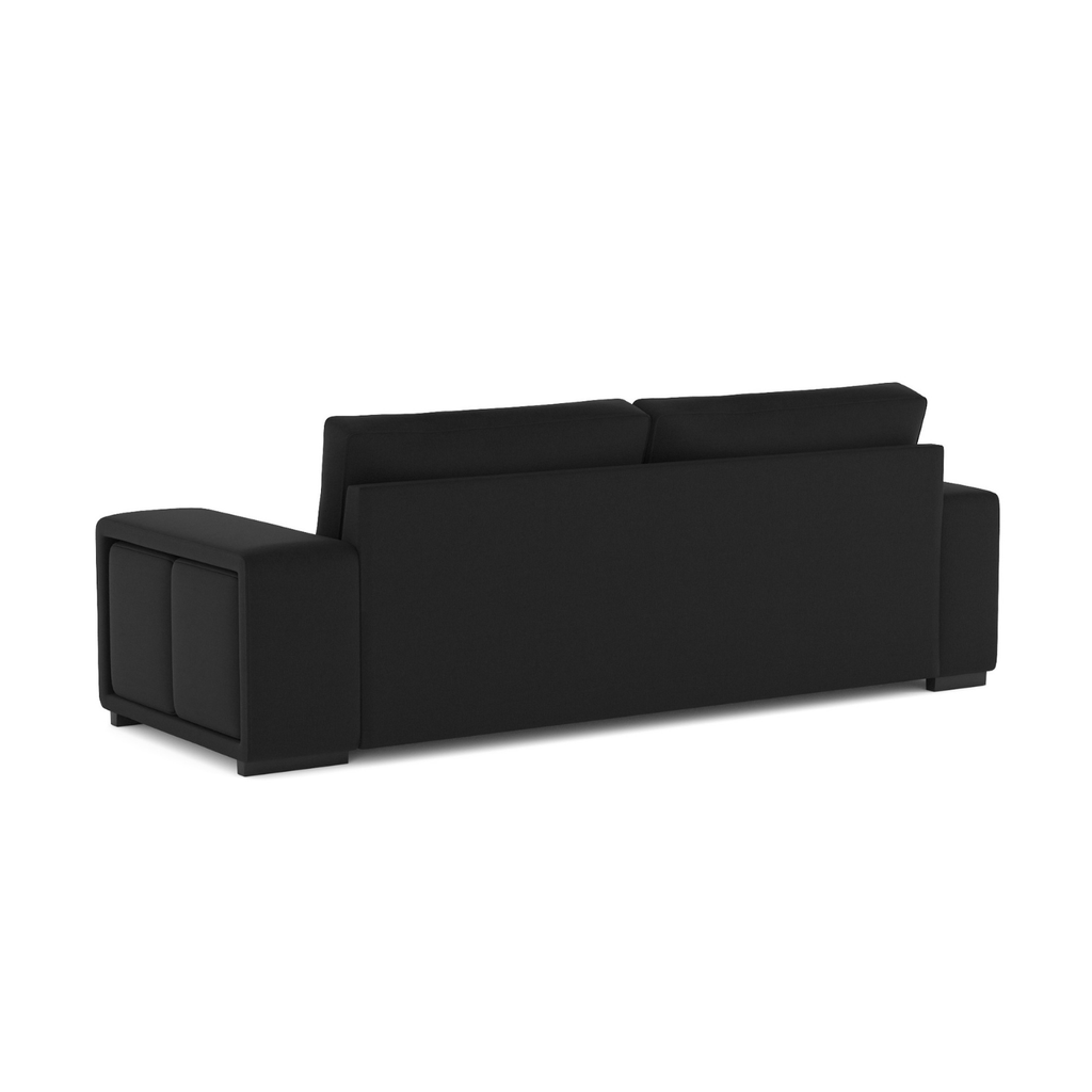 Sofá - Cama 3 Lugares + 2 Puffs - AveryS9903CSRG8201_C24