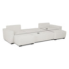 Sofá - Cama Panorâmico 5 Lugares com 2 Chaise Longue - JordanC1512ACSRG8210_C24