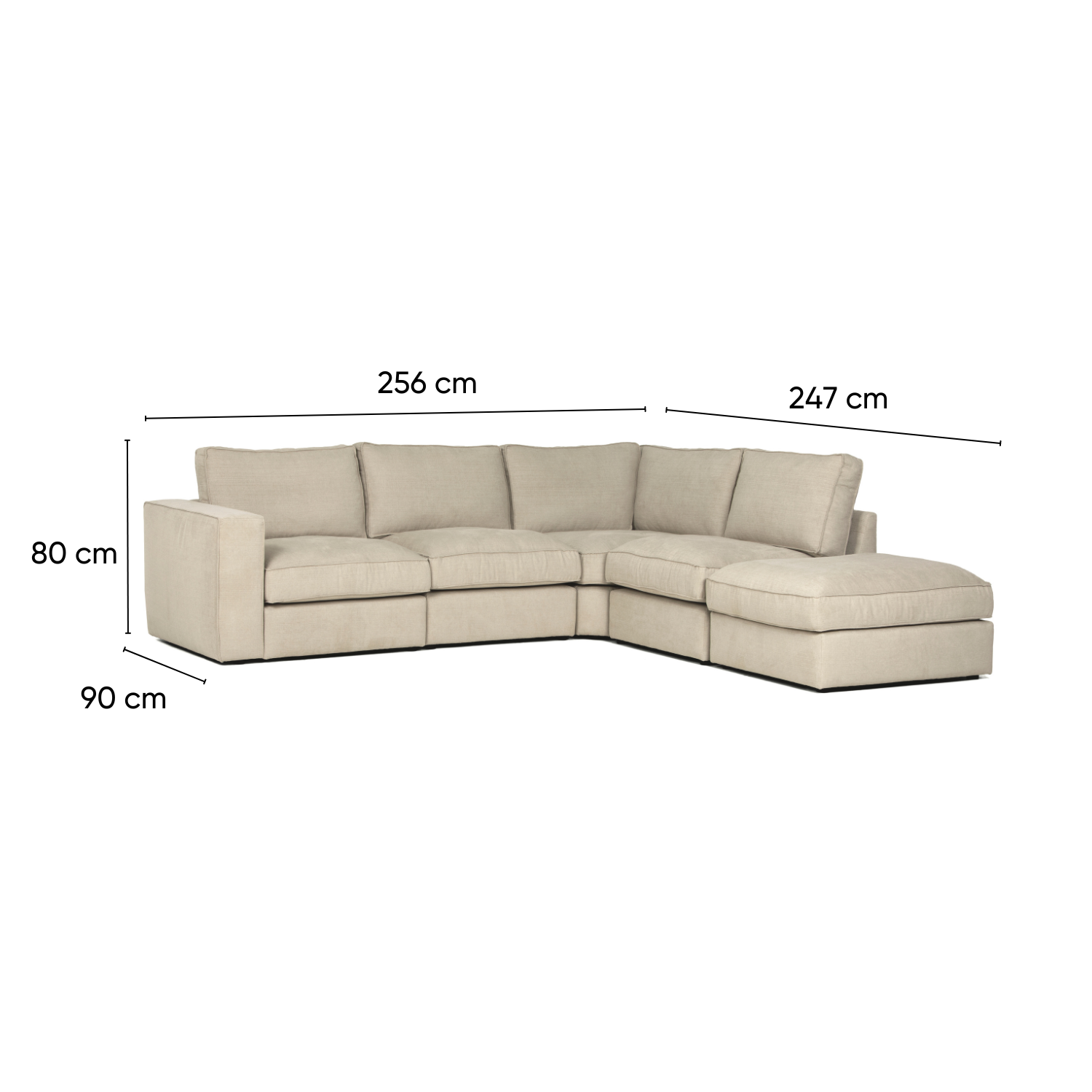 7 Seater Modular Sofa - Taylor