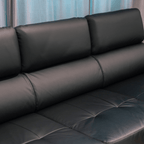 Sofá - cama de 4 lugares com chaise longue reversível, cabeceiras ajustáveis e 2 pufes – JohnC689BCSRIPU160_C24