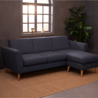 Sofá de 3 lugares com chaise longue reversível e pés vintage – AngelC710BSSRBG3840_C24