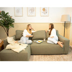 Sofá - Cama 4 Lugares com Chaise Longue Reversível - JadeC1512BCSRG8210_C24