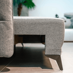 Sofá - Cama 4 Lugares com Chaise Longue Reversível - TobyC1513BCSRG8211_C24