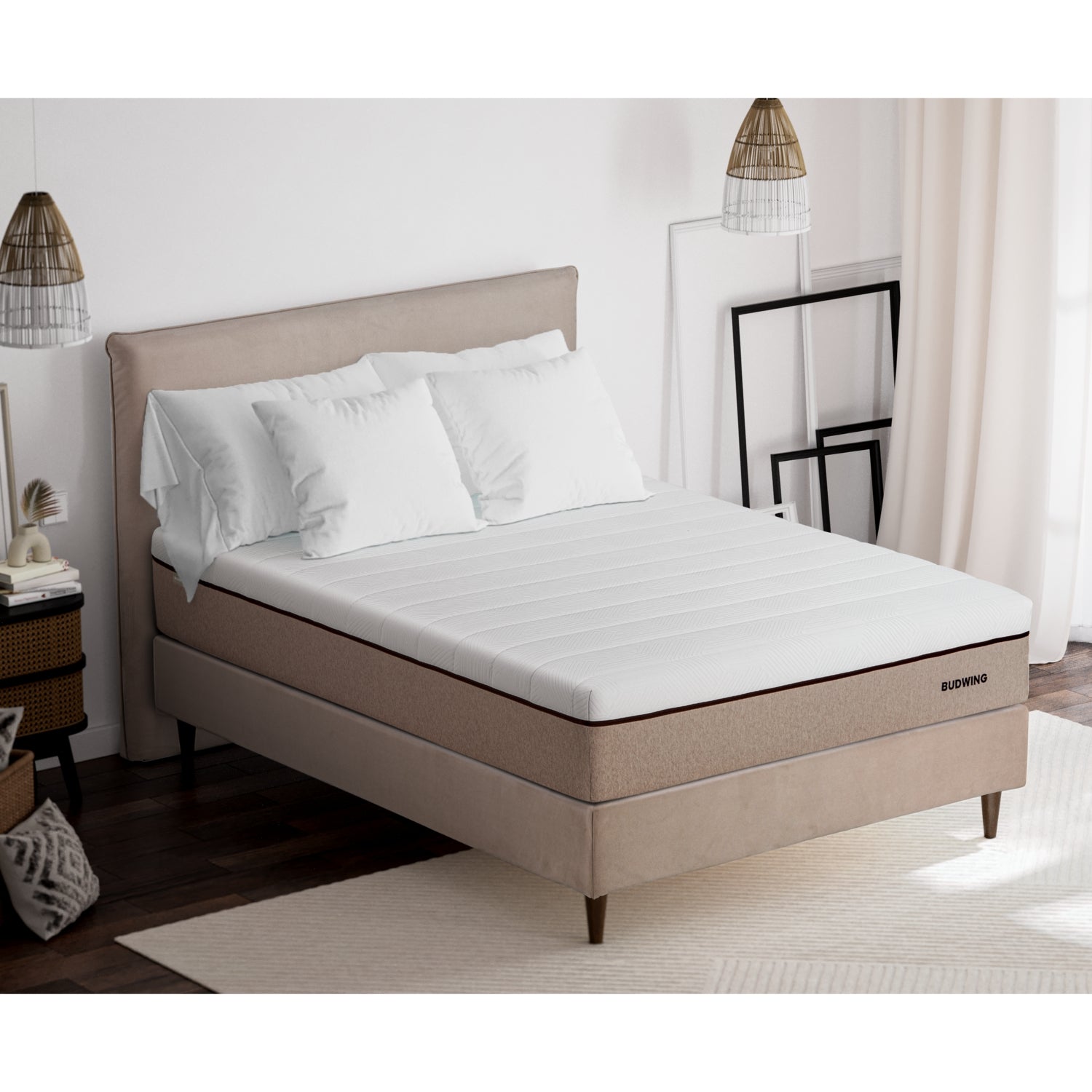 Matelas Hybrid Sense avec traitement antibactérien et ressorts ensachés