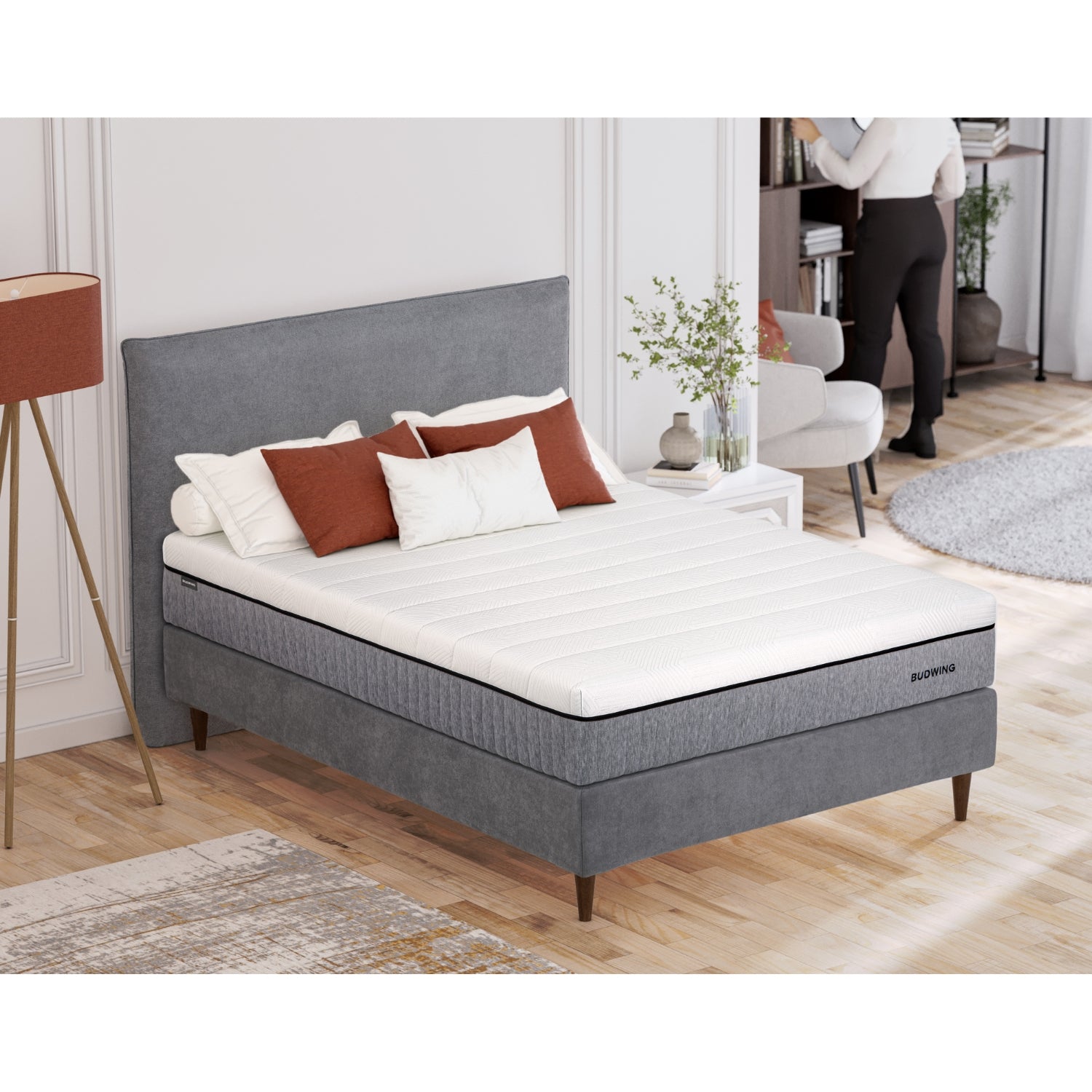 Nature Mattress with High Resilience Memory Foam