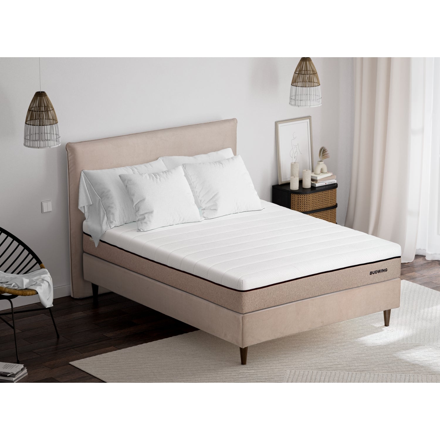 Hybrid Max Mattress with Memory Foam and Pocket Springs