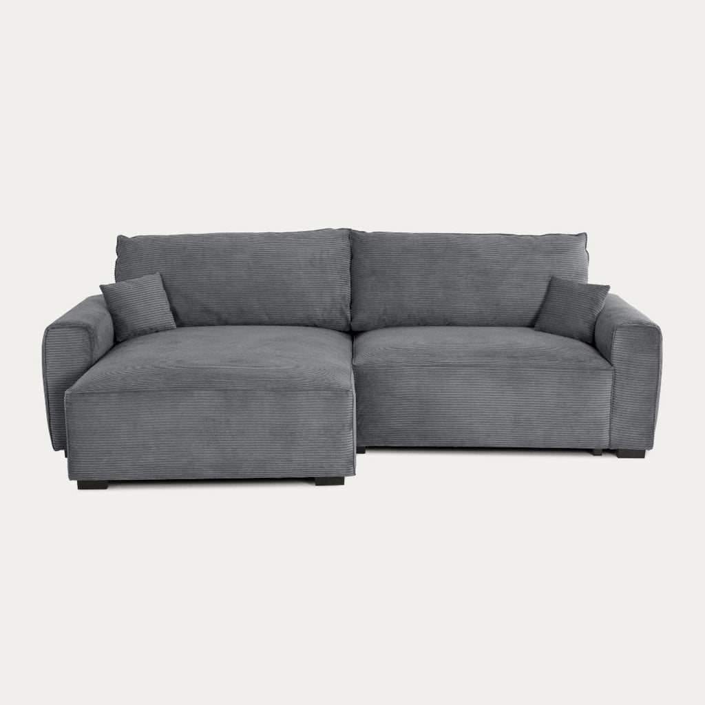 Sofá - Cama 4 Lugares com Chaise Longue Reversível - LaurenC1511ACSRG7911_C24