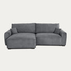 Sofá - Cama 4 Lugares com Chaise Longue Reversível - LaurenC1511ACSRG7911_C24