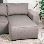 Sofá - Cama Panorâmico 5 Lugares com 2 Chaise Longue - JordanC1512ACSRG8240_C24