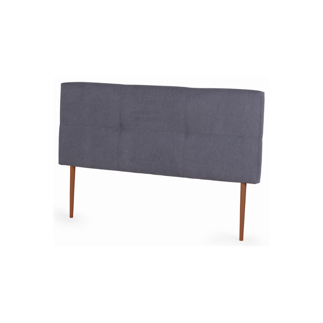 Carmen Headboard - Tufted Fabric And Wooden Feet - BUDWING