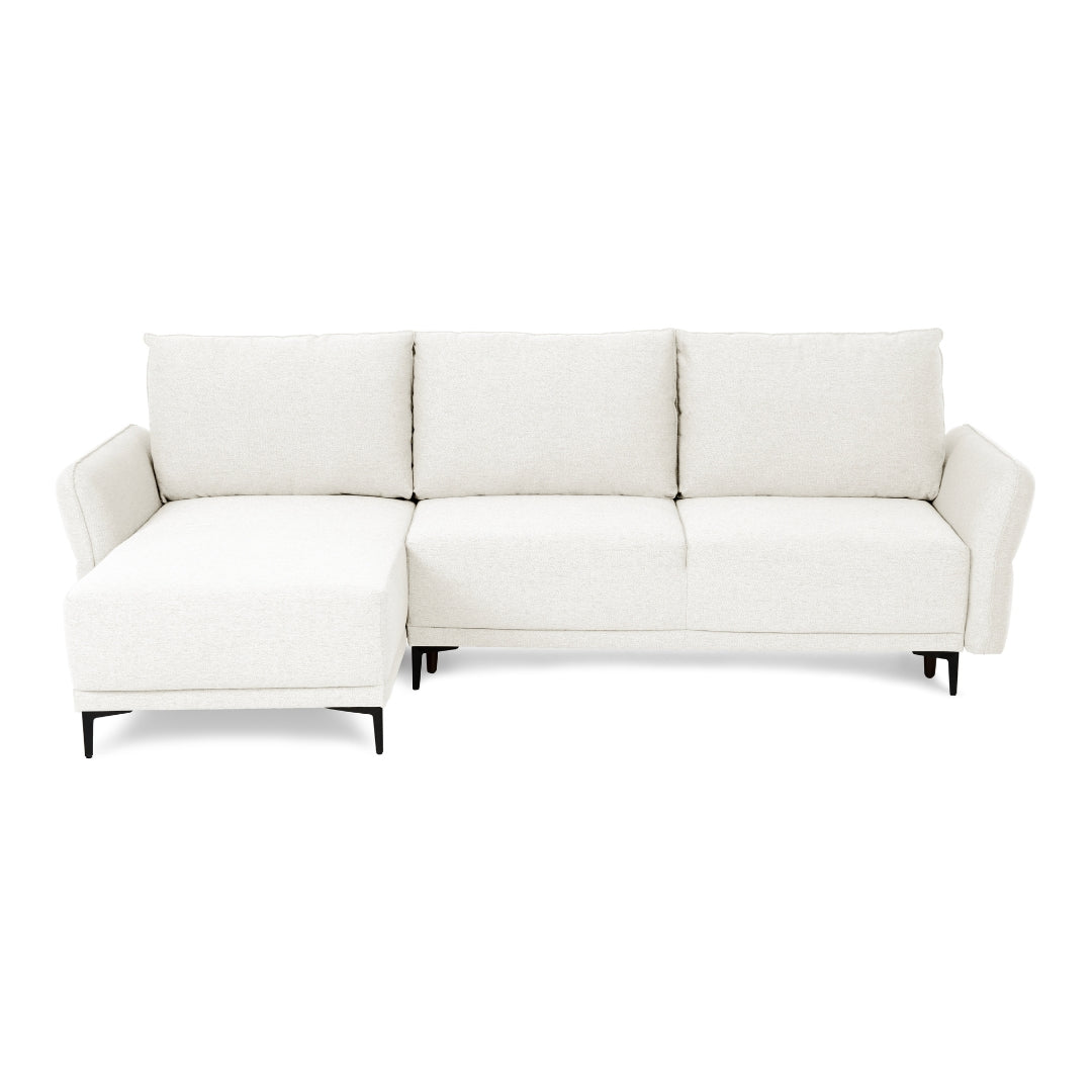 4 Seater Sofa Bed with Reversible Chaise Longue - Toby