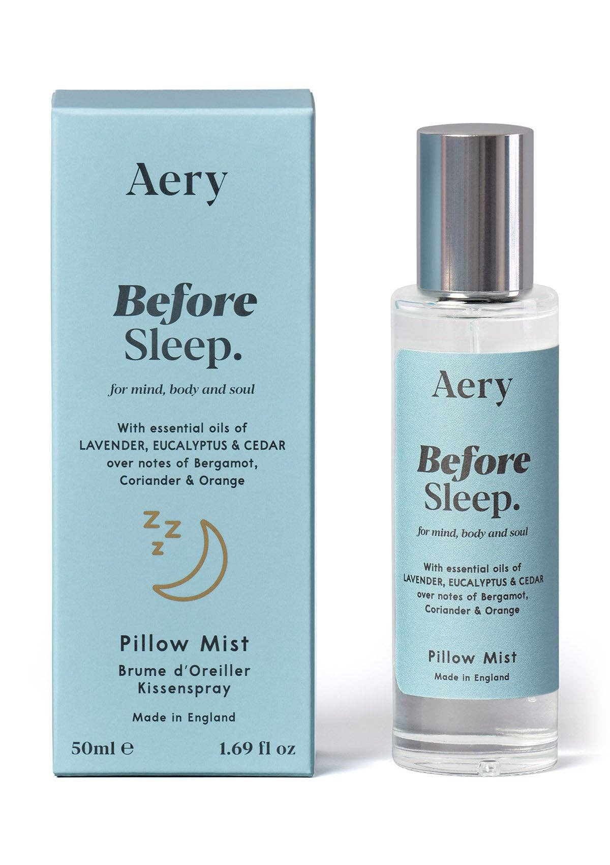 Pillow Mist - Prima di dormire - Lavanda, Eucalipto e Cedro