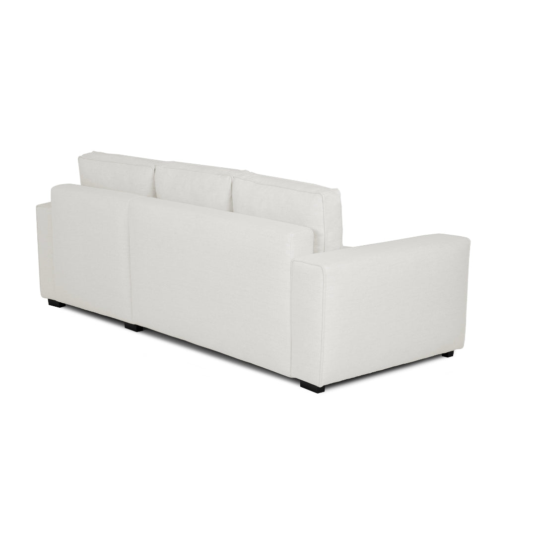 Sofá cama de 3 plazas con chaise longue reversible - Jade 