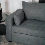 Sofá - Cama 3 Lugares com Chaise Longue Reversível - LeahSofá CamaSofá - Cama 3 Lugares com Chaise Longue Reversível - Leah