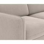 Sofá - Cama 4 Lugares com Chaise Longue Reversível e Cabeceiras Ajustáveis - MorganC1454CFSRG9114_C24