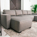 Sofá - Cama Panorâmico 5 Lugares com 2 Chaise Longue - JordanC1512ACSRG8240_C24