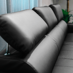 Sofá - cama de 4 lugares com chaise longue reversível, cabeceiras ajustáveis e 2 pufes – JohnC689BCSRG3810_C24