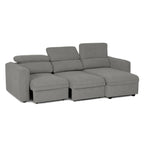 Sofá - Cama 4 Lugares com Chaise Longue Reversível e Cabeceiras Ajustáveis - MorganC1454CFSRG9114_C24