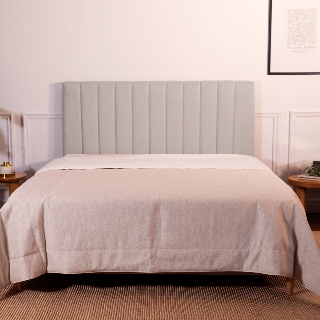 Florance Headboard - Upholstered with stripes - BUDWING