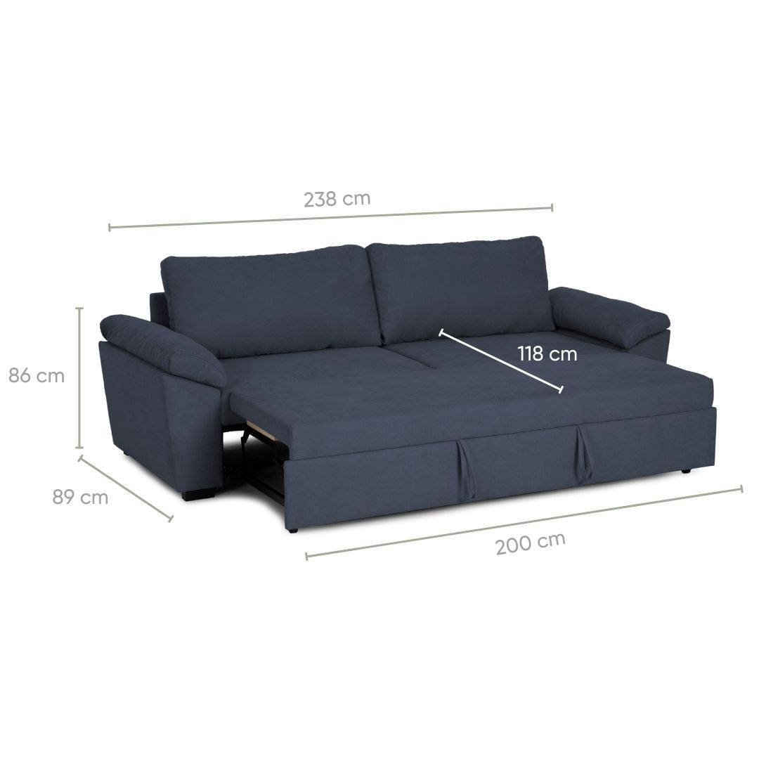 3 Seater Sofa Bed - Alonzo