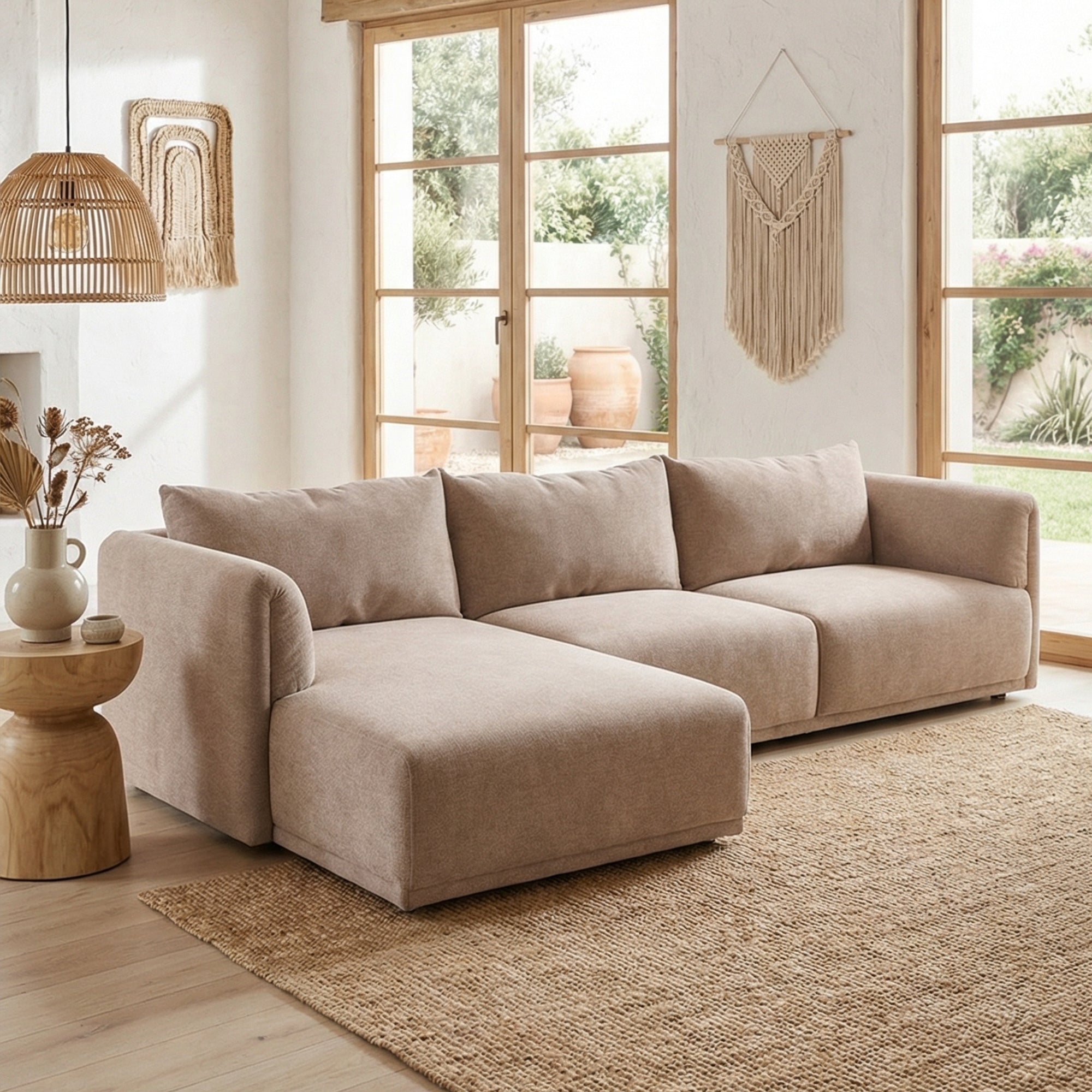 Sofá Chaise Longue Esquerda 5 Lugares – Elora