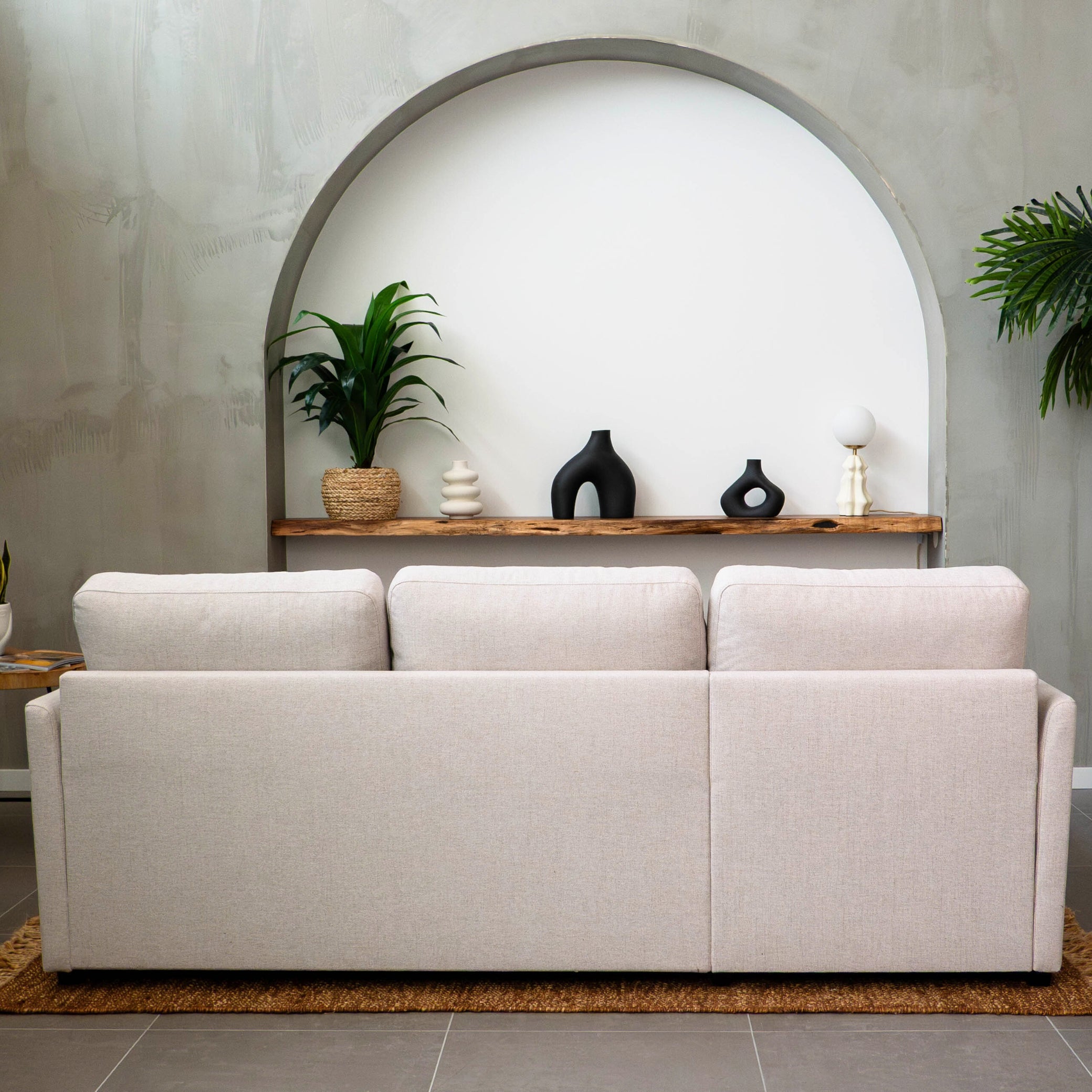 Sofá-cama 3 Lugares com chaise longue - Enzo