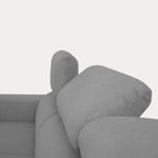 Sofá - cama de 4 lugares com chaise longue reversível, cabeceiras ajustáveis e 2 pufes – JohnC689BCSRG3810_C24