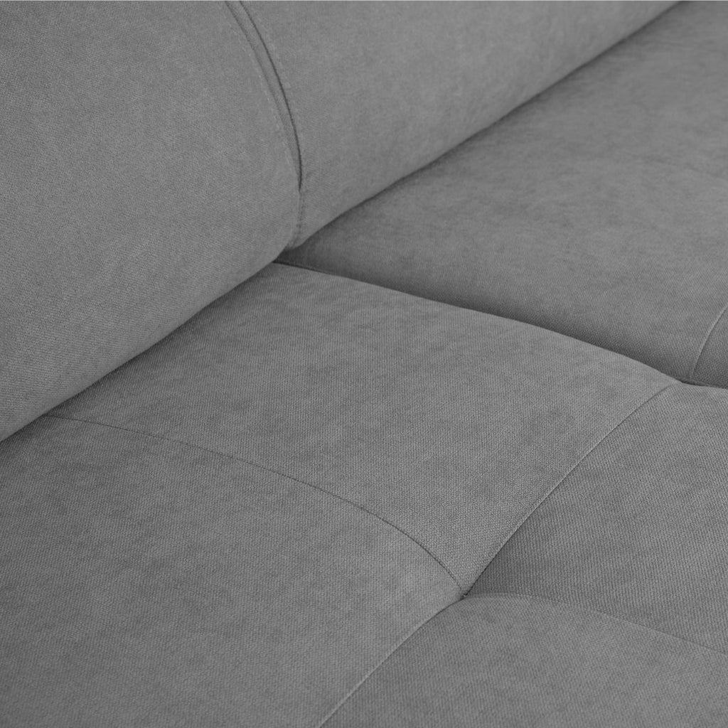 Sofá - cama de 4 lugares com chaise longue reversível, cabeceiras ajustáveis e 2 pufes – JohnC689BCSRG3810_C24