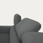 Sofá - cama de 4 lugares com chaise longue reversível, cabeceiras ajustáveis e 2 pufes – JohnC689BCSRG3811_C24