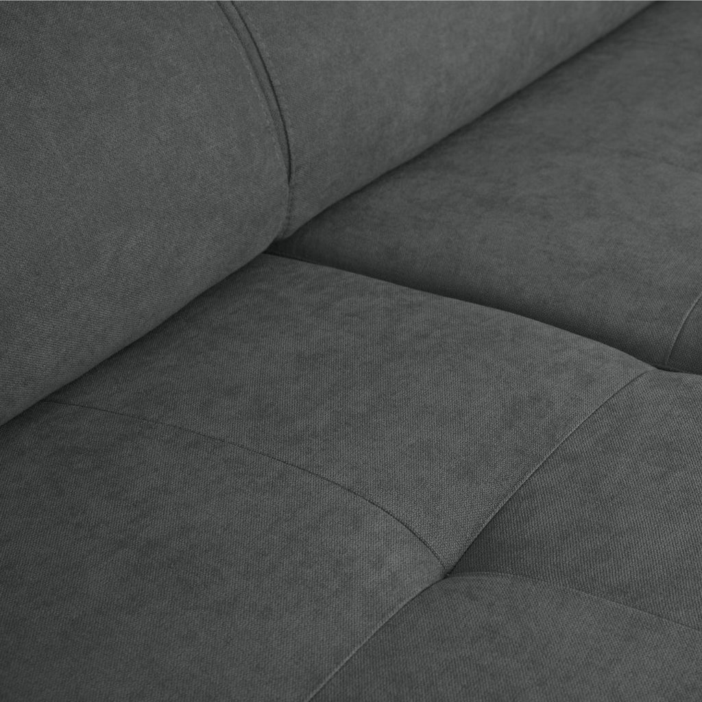 Sofá - cama de 4 lugares com chaise longue reversível, cabeceiras ajustáveis e 2 pufes – JohnC689BCSRG3811_C24